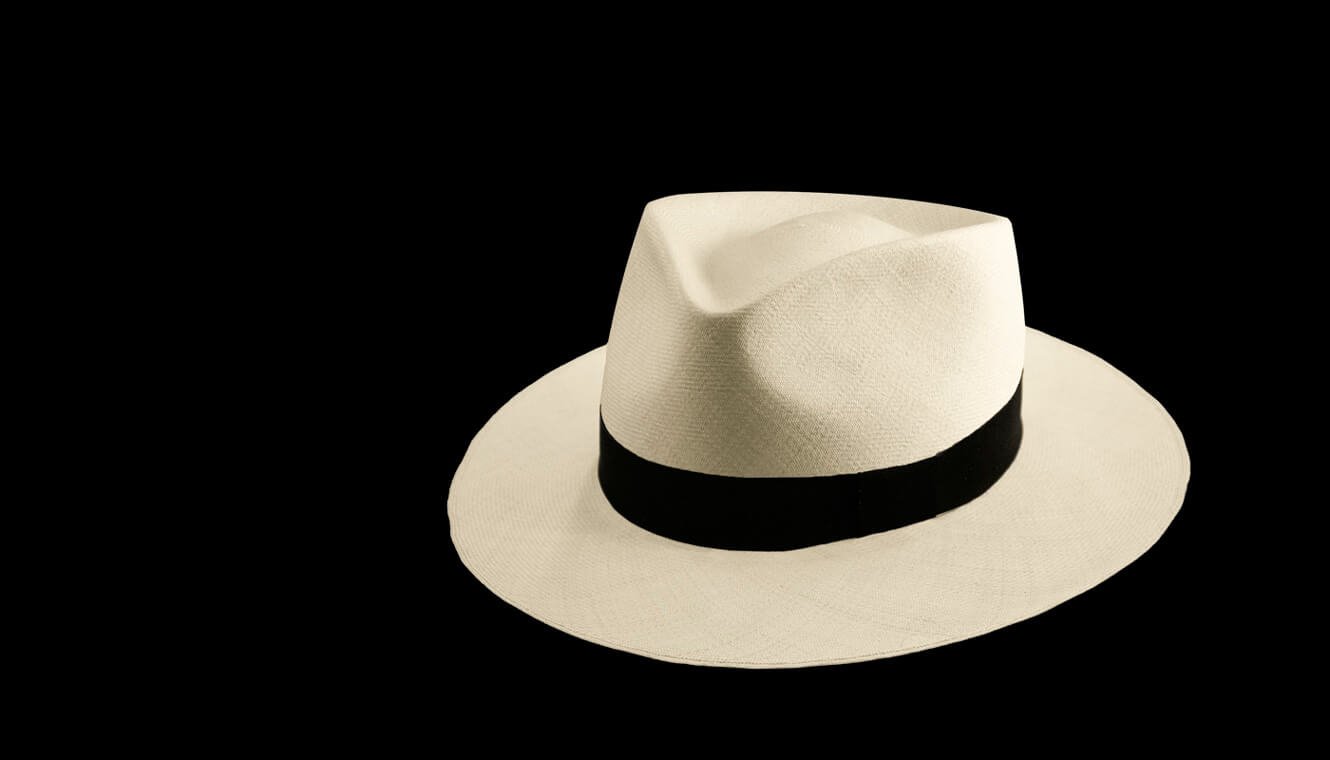 Montecristi Panama hat grade 40 Fedora Panama Hat by Domingo Carranza Hats